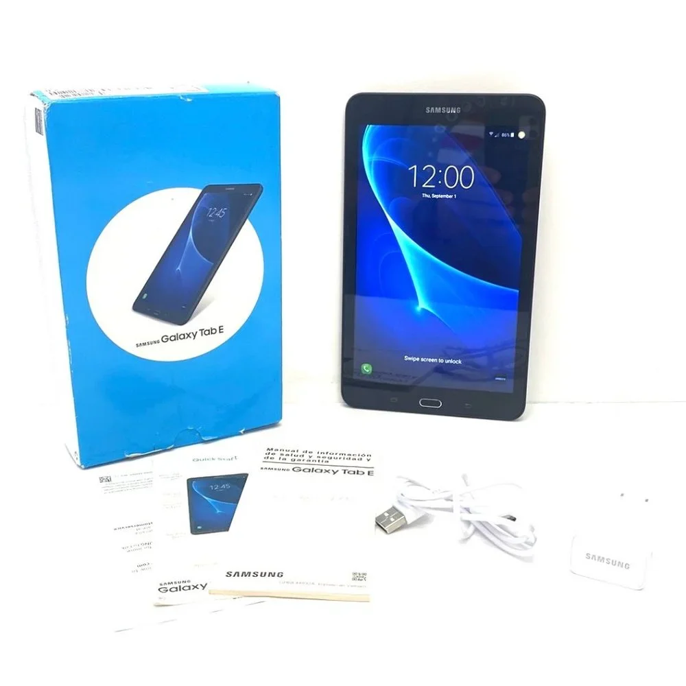 Samsung Galaxy Tab E LTE Wi-Fi 16GB Tablet in Black (UNLOCKED)